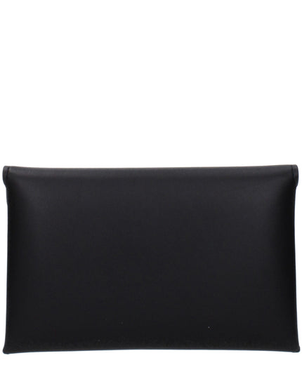 Michael Kors Black Leather Clutch Bags