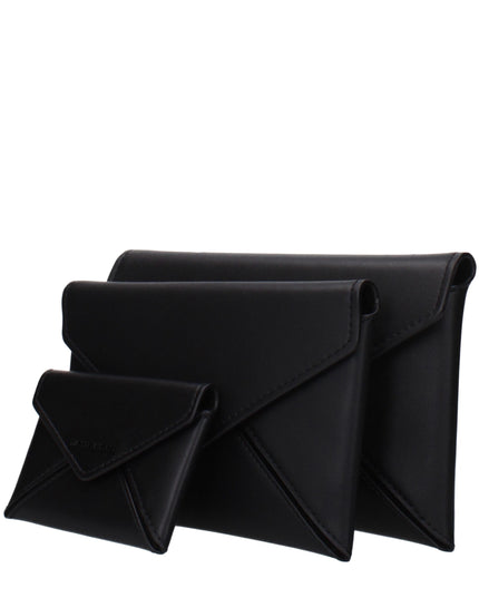 Michael Kors Black Leather Clutch Bags