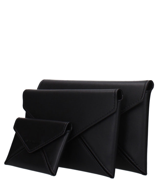 Michael Kors Black Leather Clutch Bags