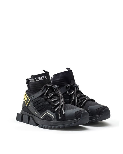 Dolce & Gabbana Black Technical High Top
