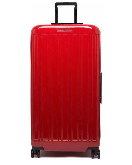 Piquadro Red Polycarbonate Luggage And Travel