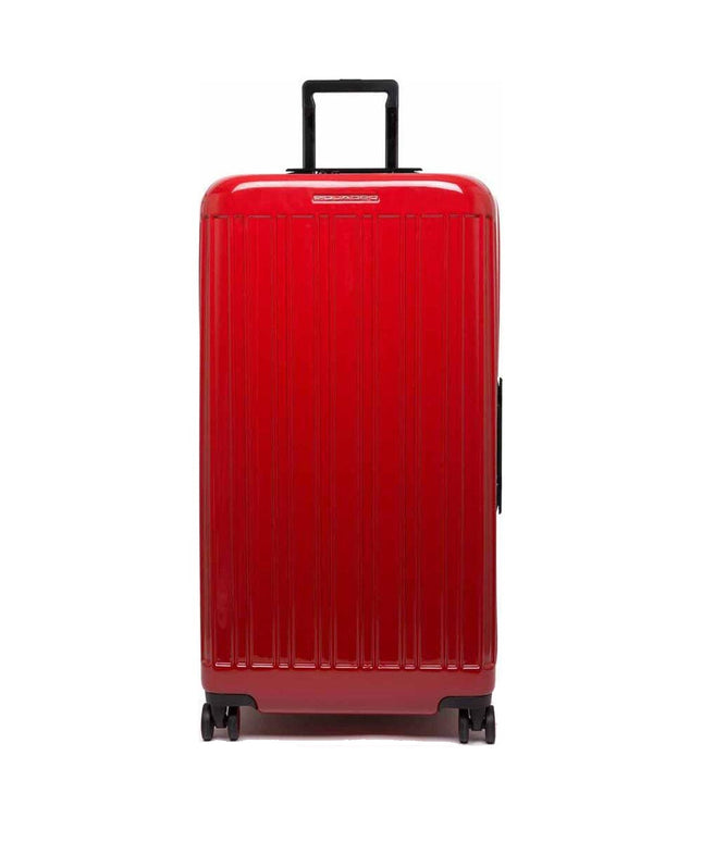 Piquadro Red Polycarbonate Luggage And Travel