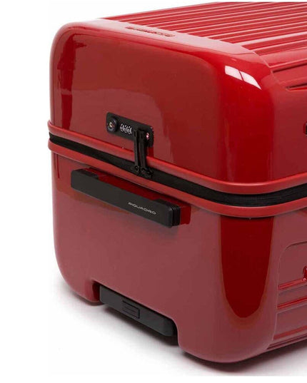 Piquadro Red Polycarbonate Luggage And Travel