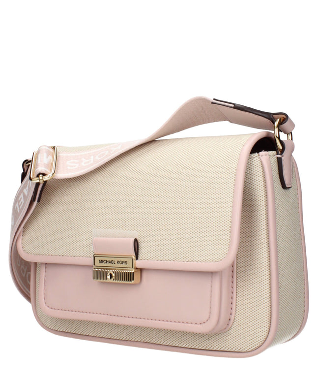 Michael Kors Beige Fabric Crossbody Bags