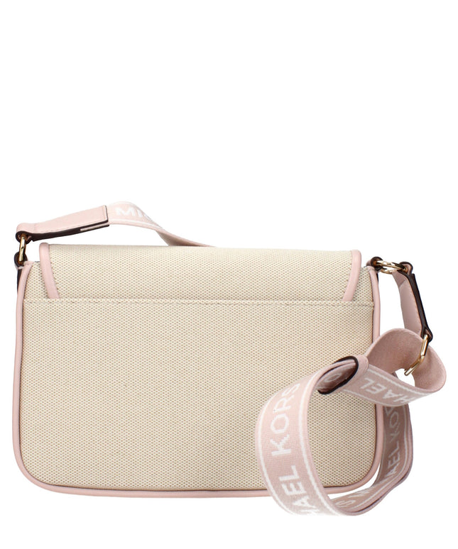 Michael Kors Beige Fabric Crossbody Bags