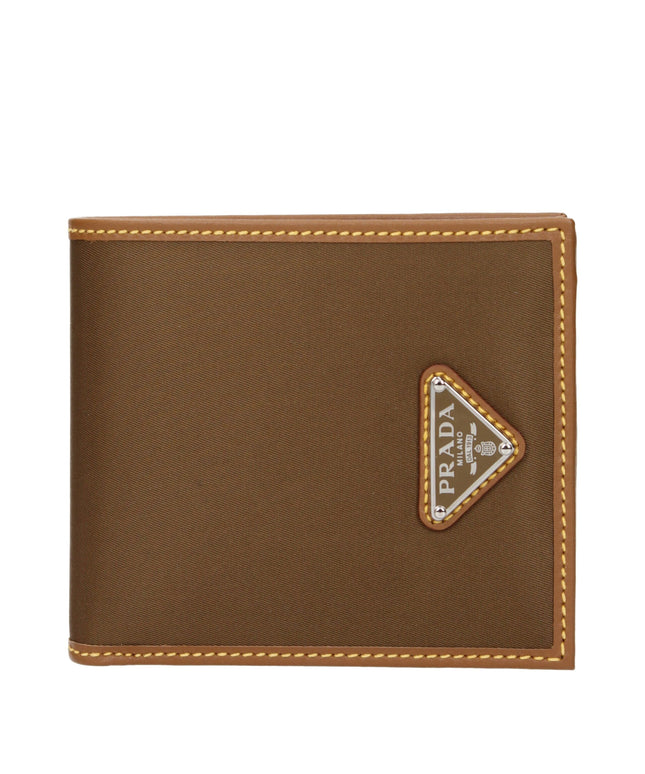 Prada Brown Fabric Wallets