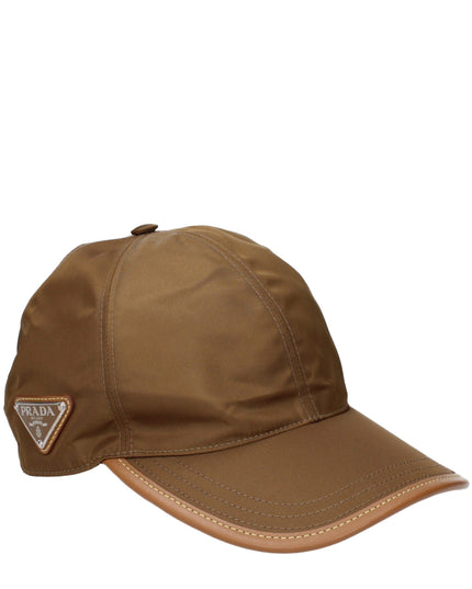 Prada Brown Polyamide Caps (Baseball Hat)