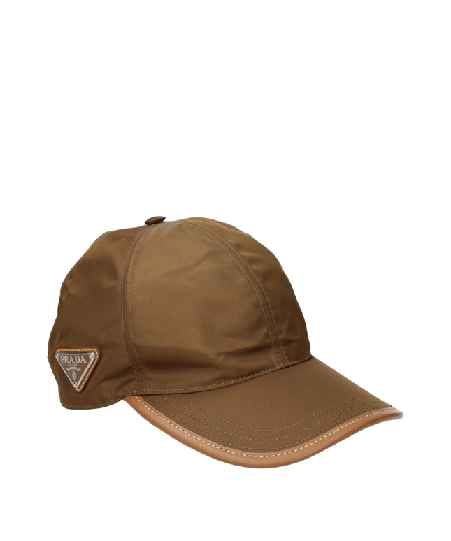 Prada Brown Polyamide Caps (Baseball Hat)