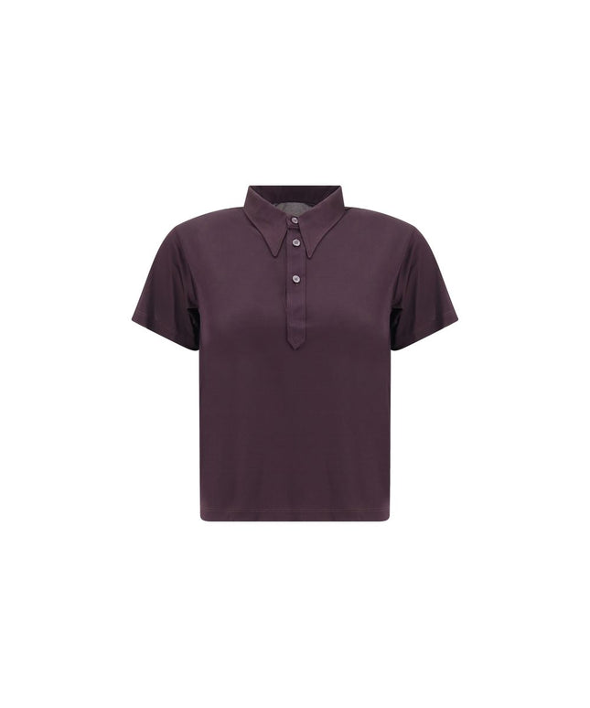 Margiela Semi-sheer polo Shirt