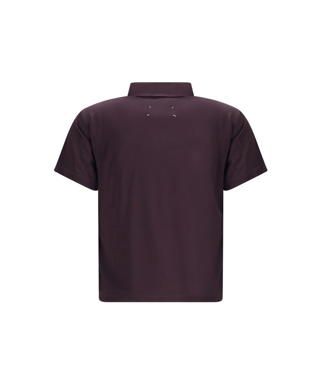 Margiela Semi-sheer polo Shirt