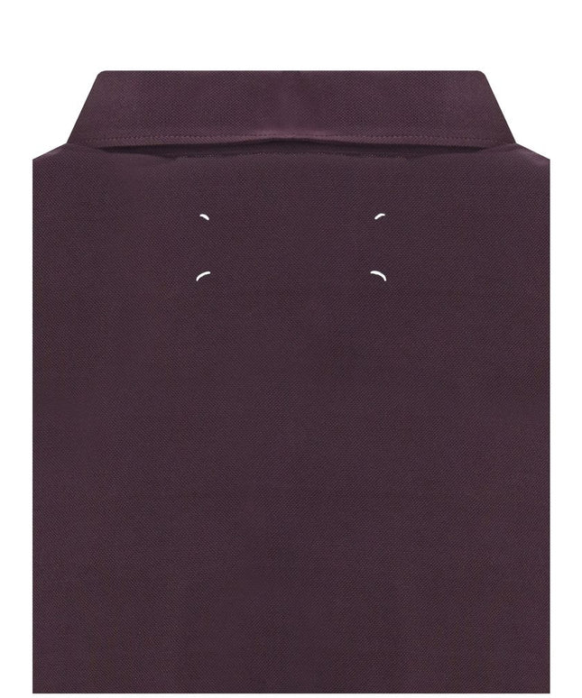 Margiela Semi-sheer polo Shirt