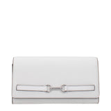 Michael Kors White Leather Clutch Bags