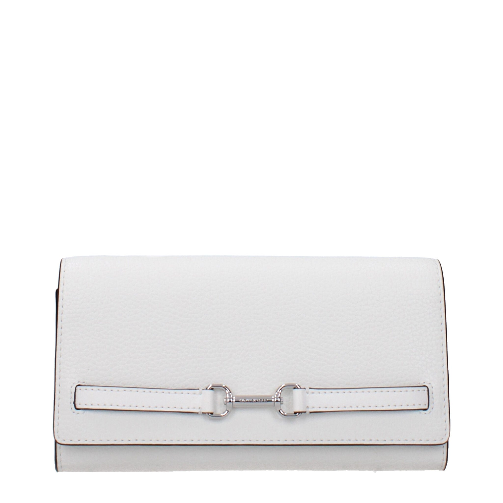 Michael Kors White Leather Clutch Bags