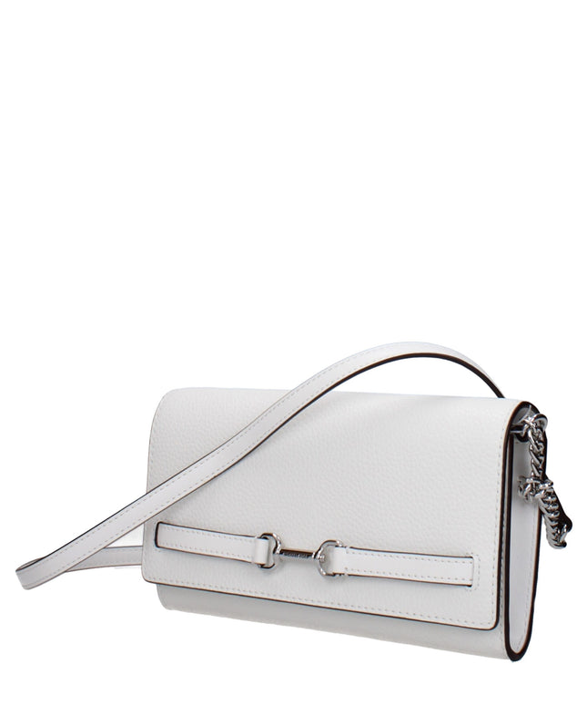 Michael Kors White Leather Clutch Bags