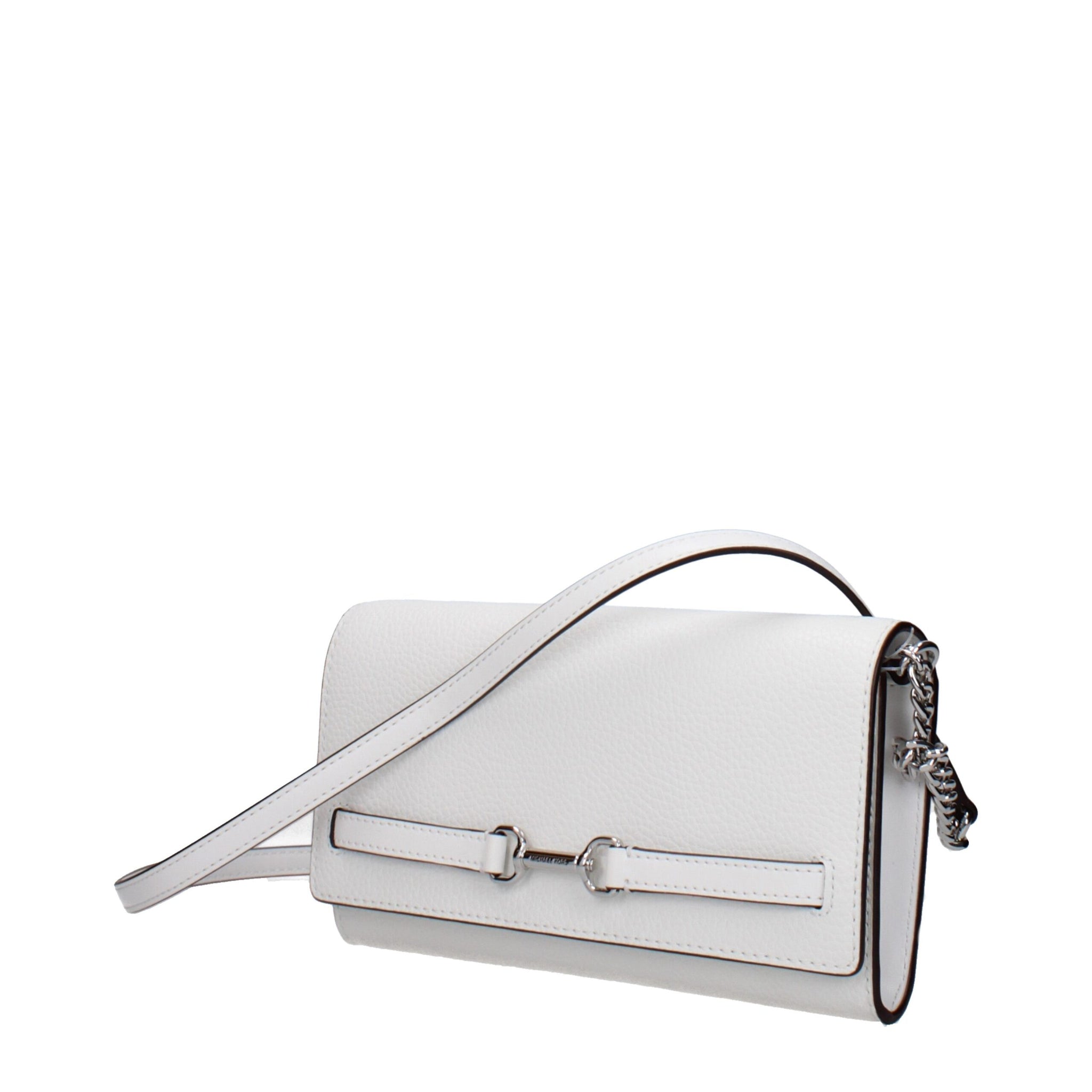 Michael Kors White Leather Clutch Bags