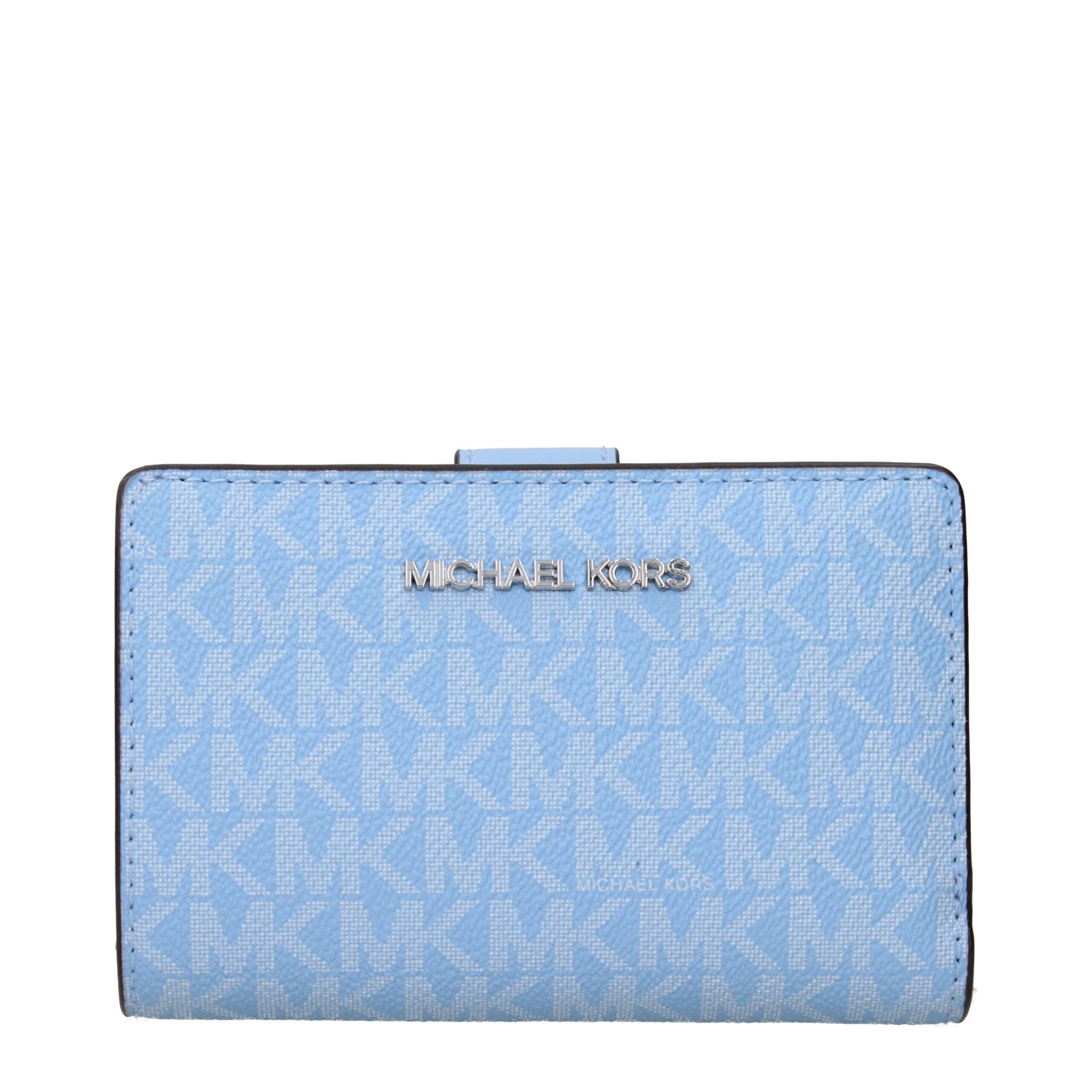 Michael Kors Light Blue Leather Wallets