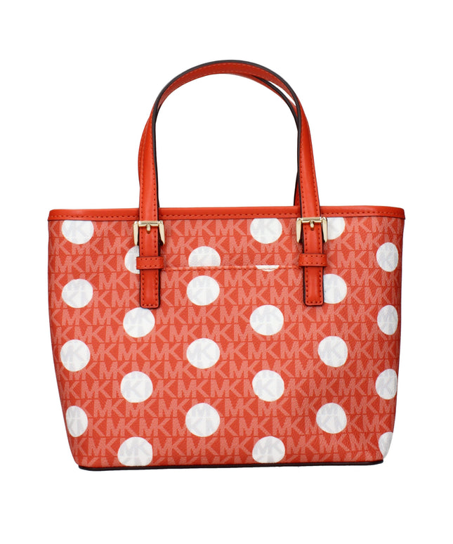 Michael Kors Orange Fabric Backpacks