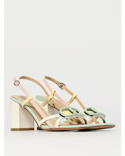 Twinset Blue Patent Leather Sandal