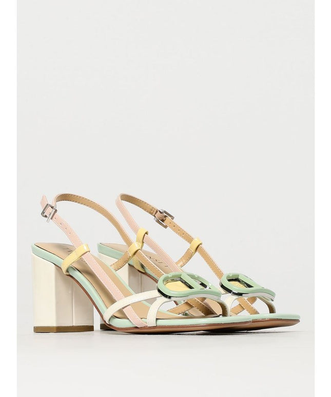 Twinset Blue Patent Leather Sandal