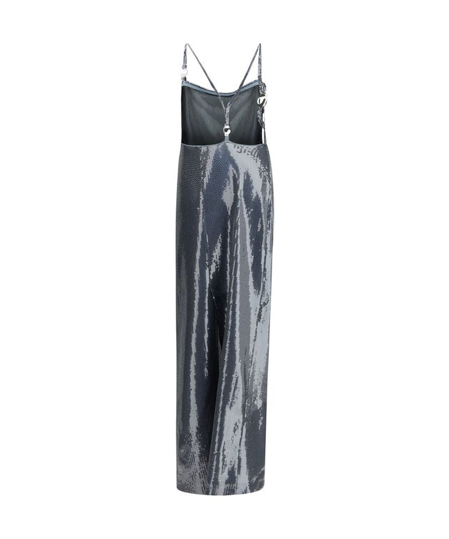 Coperni Ruched Sequin-Embellished Gown