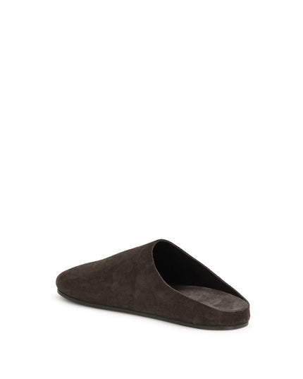 The Row Suede Hudson Mules