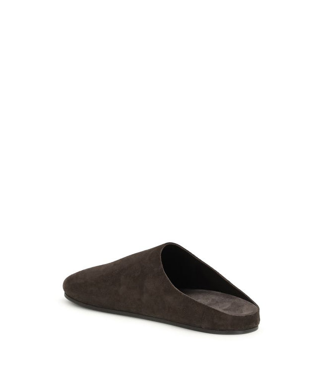 The Row Suede Hudson Mules