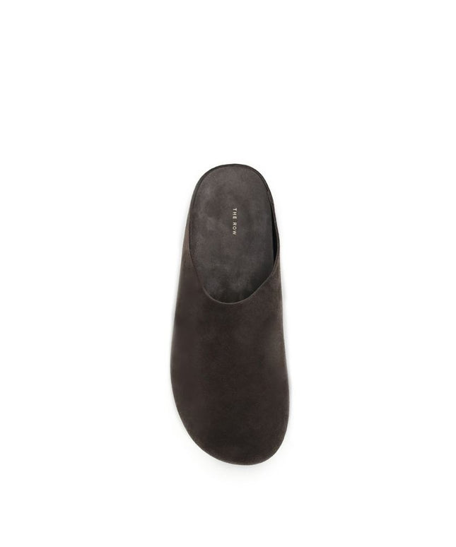 The Row Suede Hudson Mules