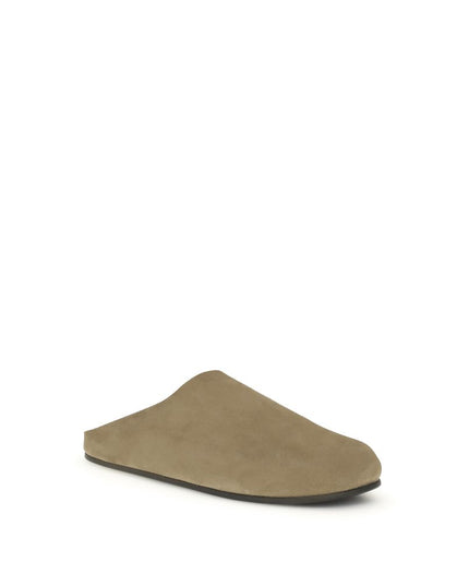The Row Suede Hudson Mules