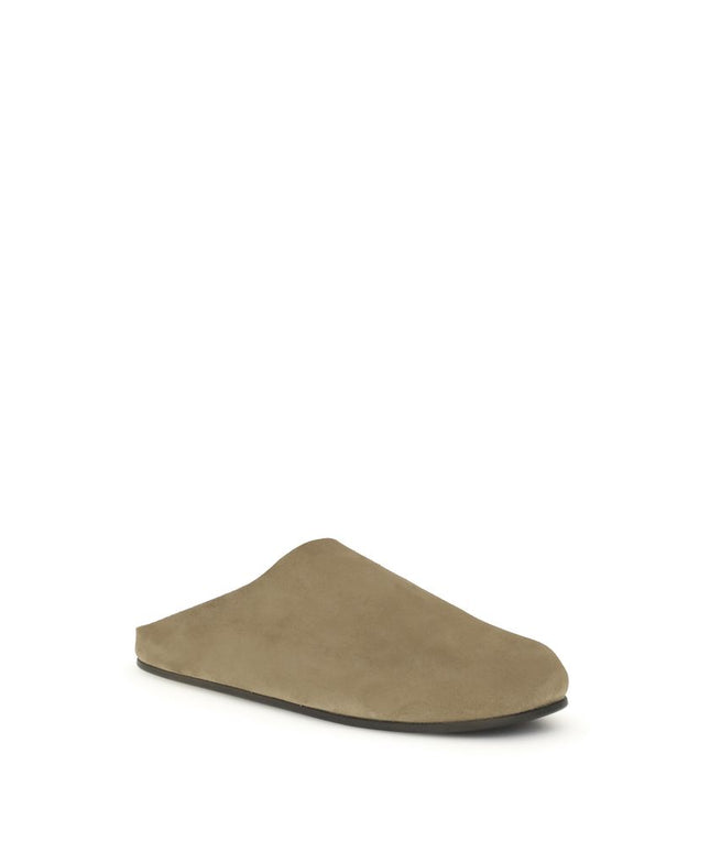 The Row Suede Hudson Mules