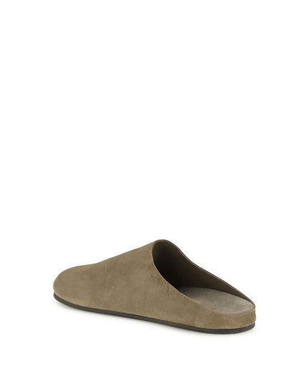 The Row Suede Hudson Mules