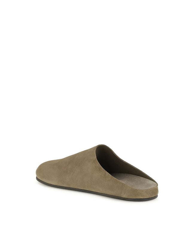 The Row Suede Hudson Mules