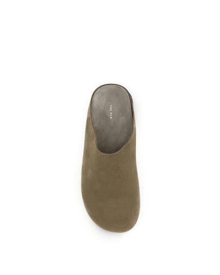 The Row Suede Hudson Mules
