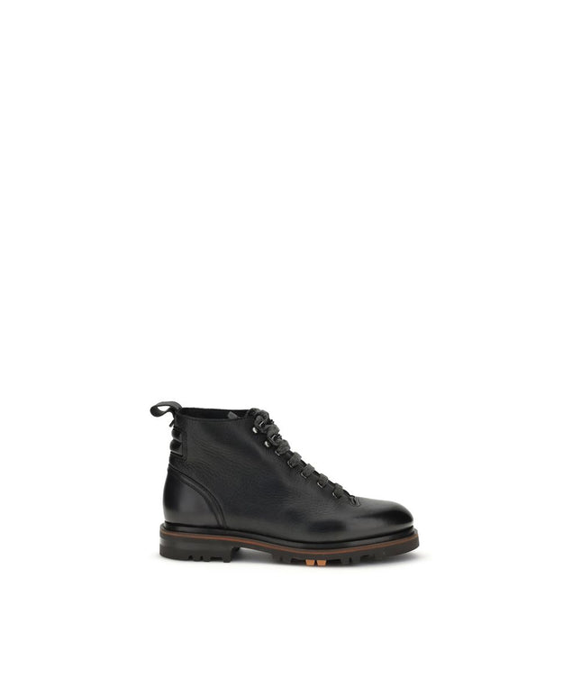 Santoni Leather Ankle Boot