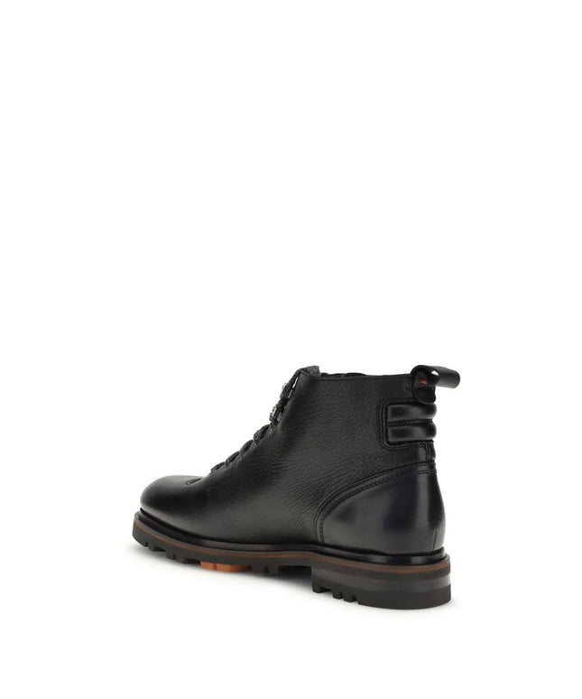 Santoni Leather Ankle Boot