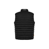 Suns Black Polyester Sleveless Jacket