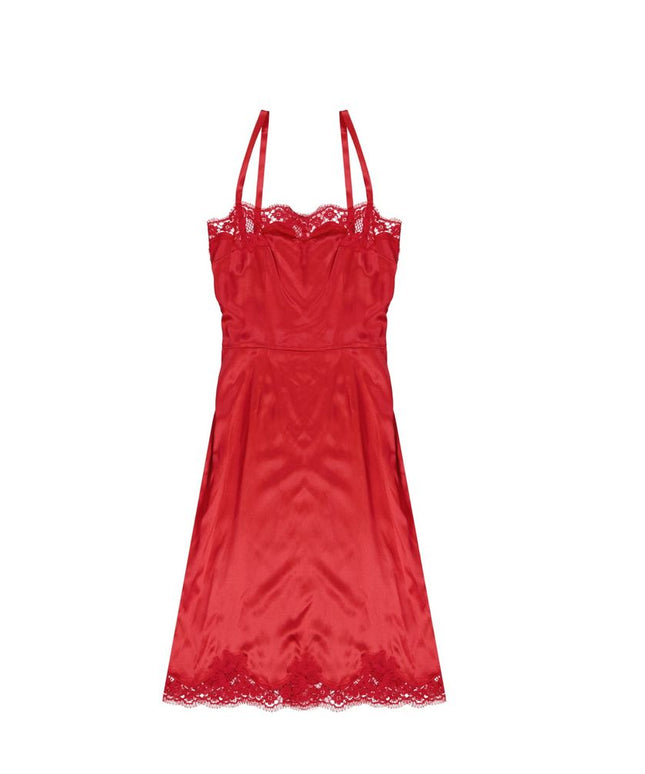 Dolce & Gabbana Lace Rouches Dress