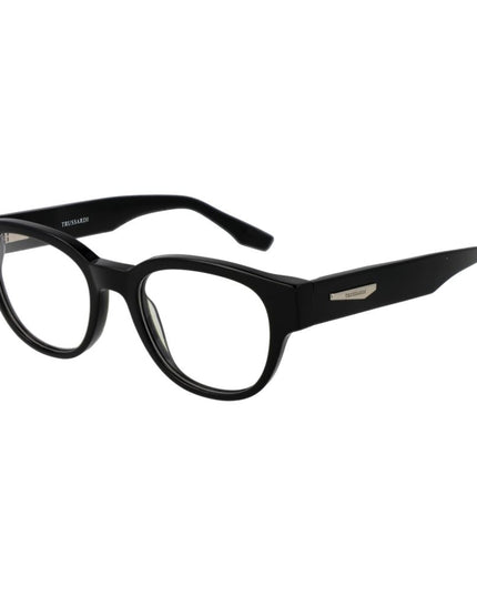 Trussardi Black Men Glasses Frame