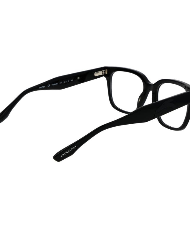 Trussardi Black Men Glasses Frame