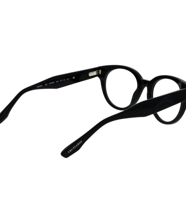 Trussardi Black Unisex Glasses Frame
