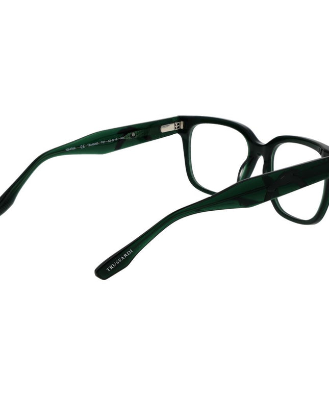 Trussardi Green Men Glasses Frame