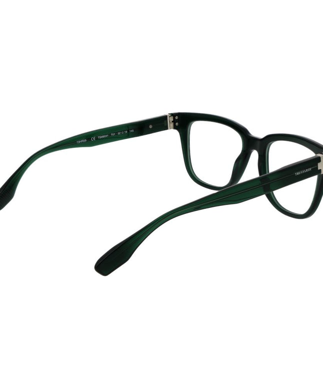 Trussardi Green Men Glasses Frame