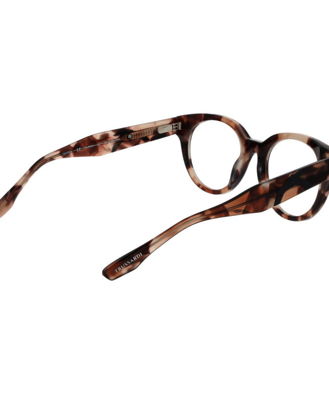Trussardi Brown Unisex Glasses Frame