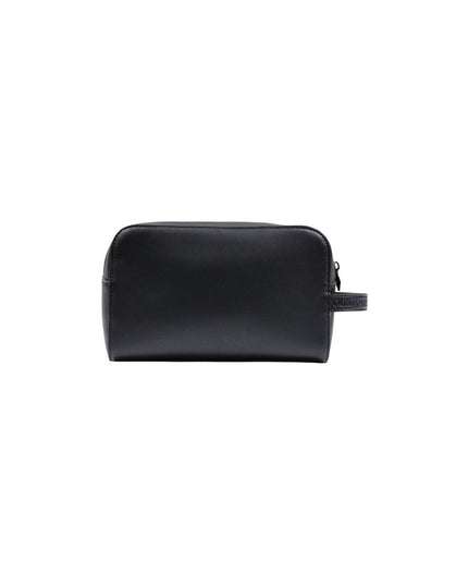 County of Milan Black Polyethylene Clutch Bag