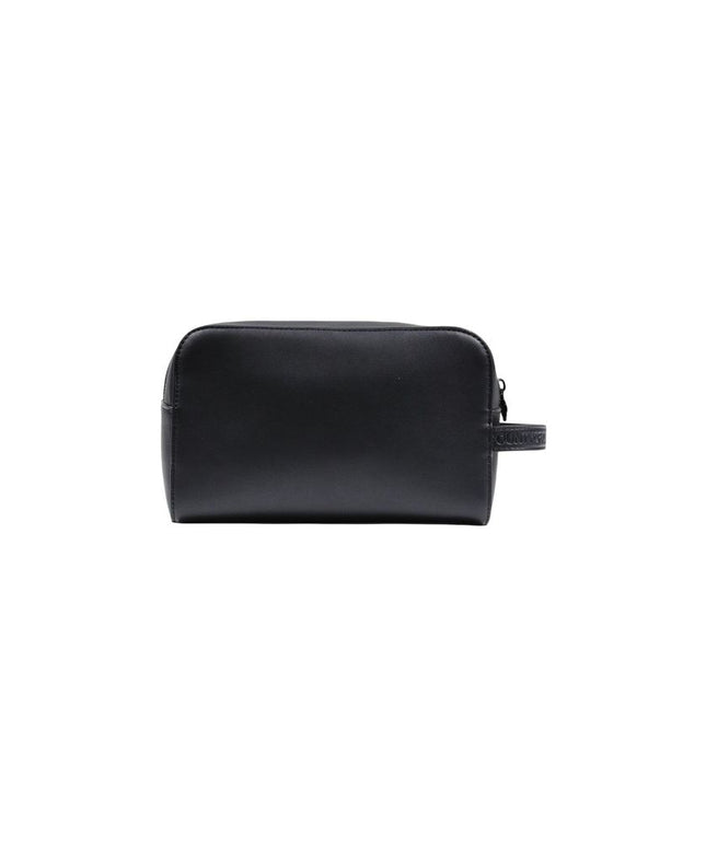County of Milan Black Polyethylene Clutch Bag