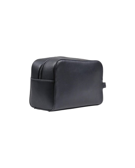 County of Milan Black Polyethylene Clutch Bag
