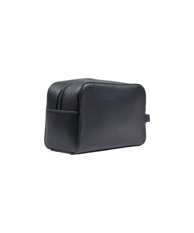 County of Milan Black Polyethylene Clutch Bag
