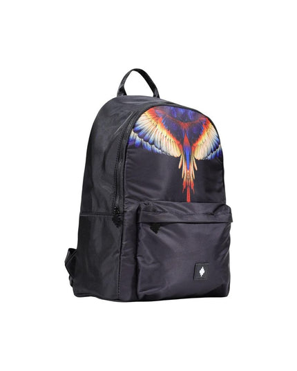 County of Milan Black Nylon Backpack
