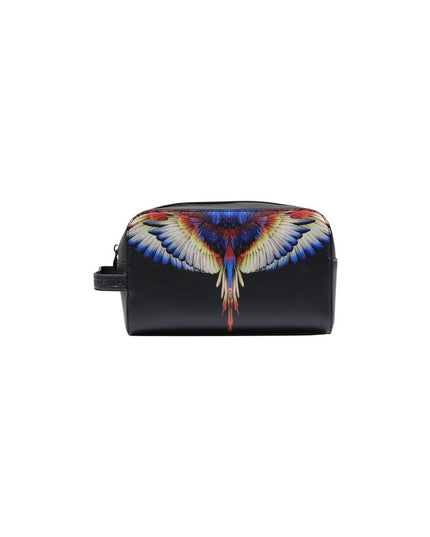 County of Milan Black Polyethylene Clutch Bag