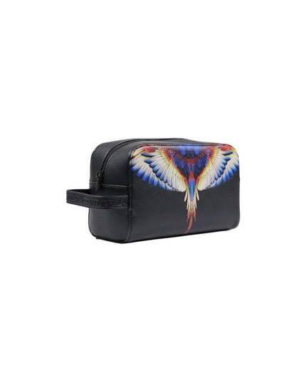 County of Milan Black Polyethylene Clutch Bag