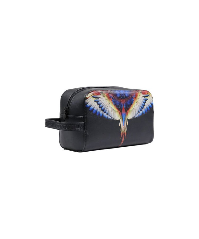 County of Milan Black Polyethylene Clutch Bag